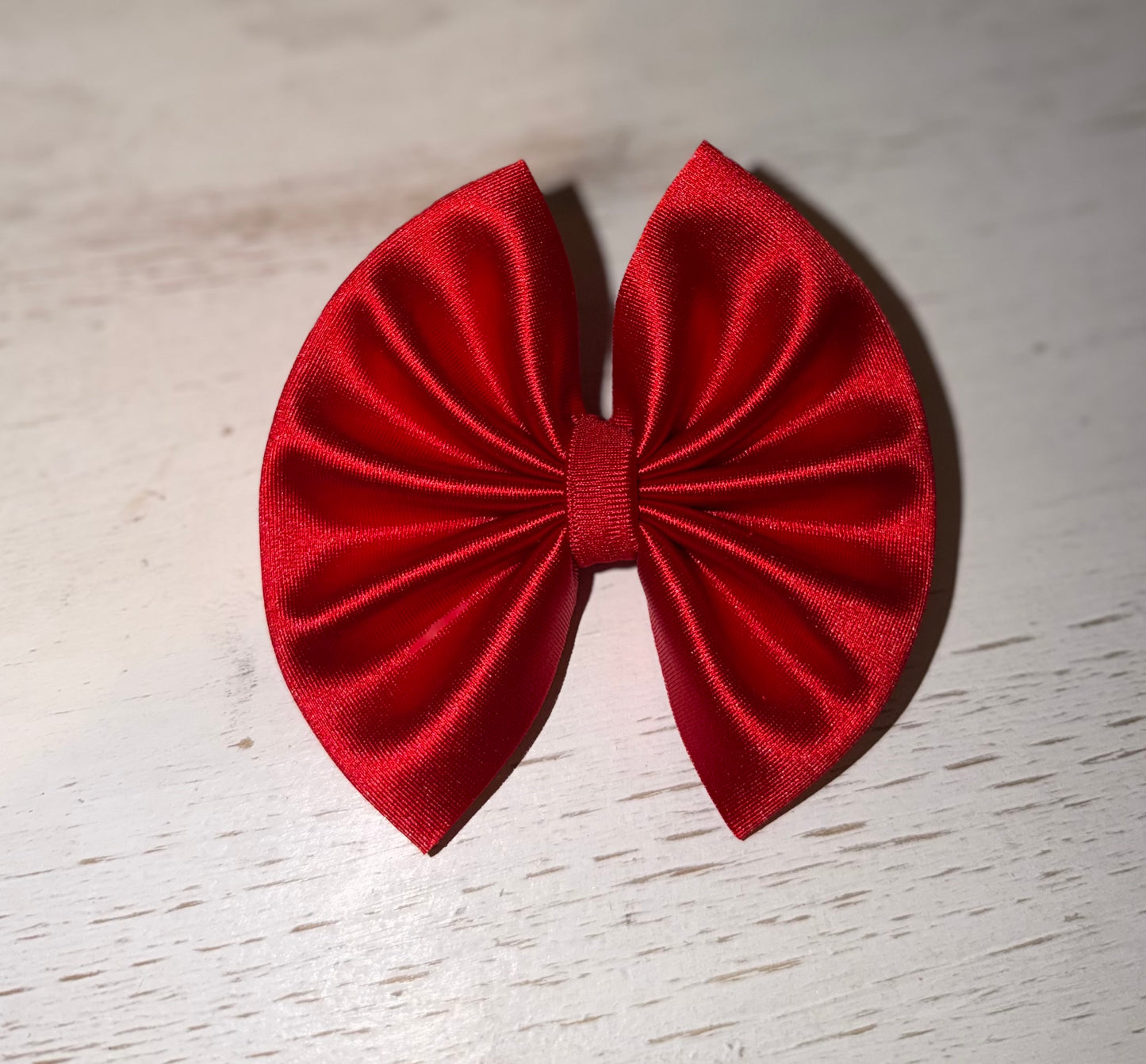 4in Red Satin (Clip)