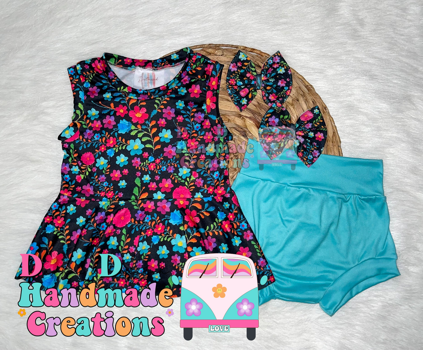 Mexican Floral Set (Or Individual)
