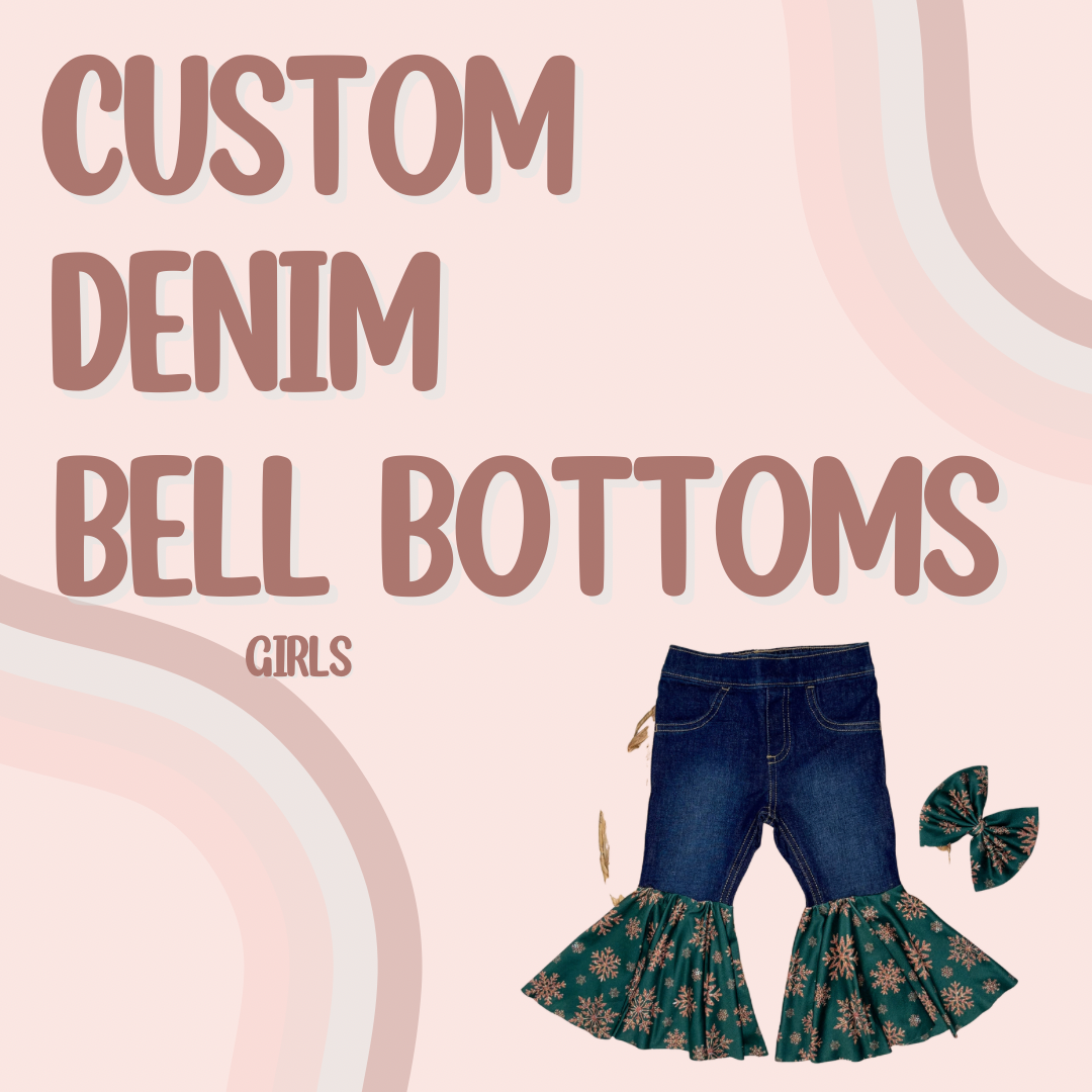 CUSTOM DENIM BELL BOTTOMS