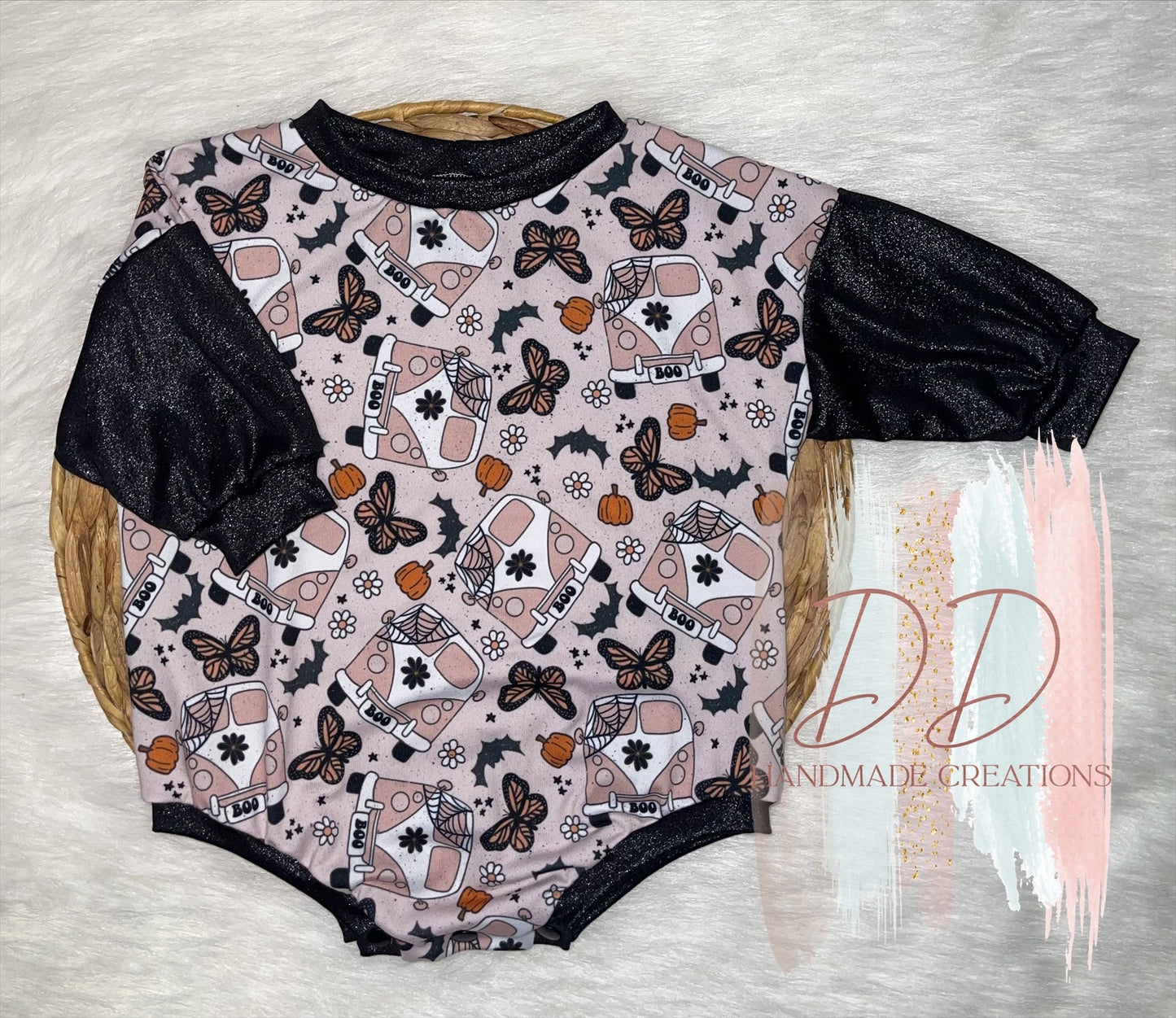Spooky Mini Van (Oversized Rompers, Ollie’s & Leo’s)