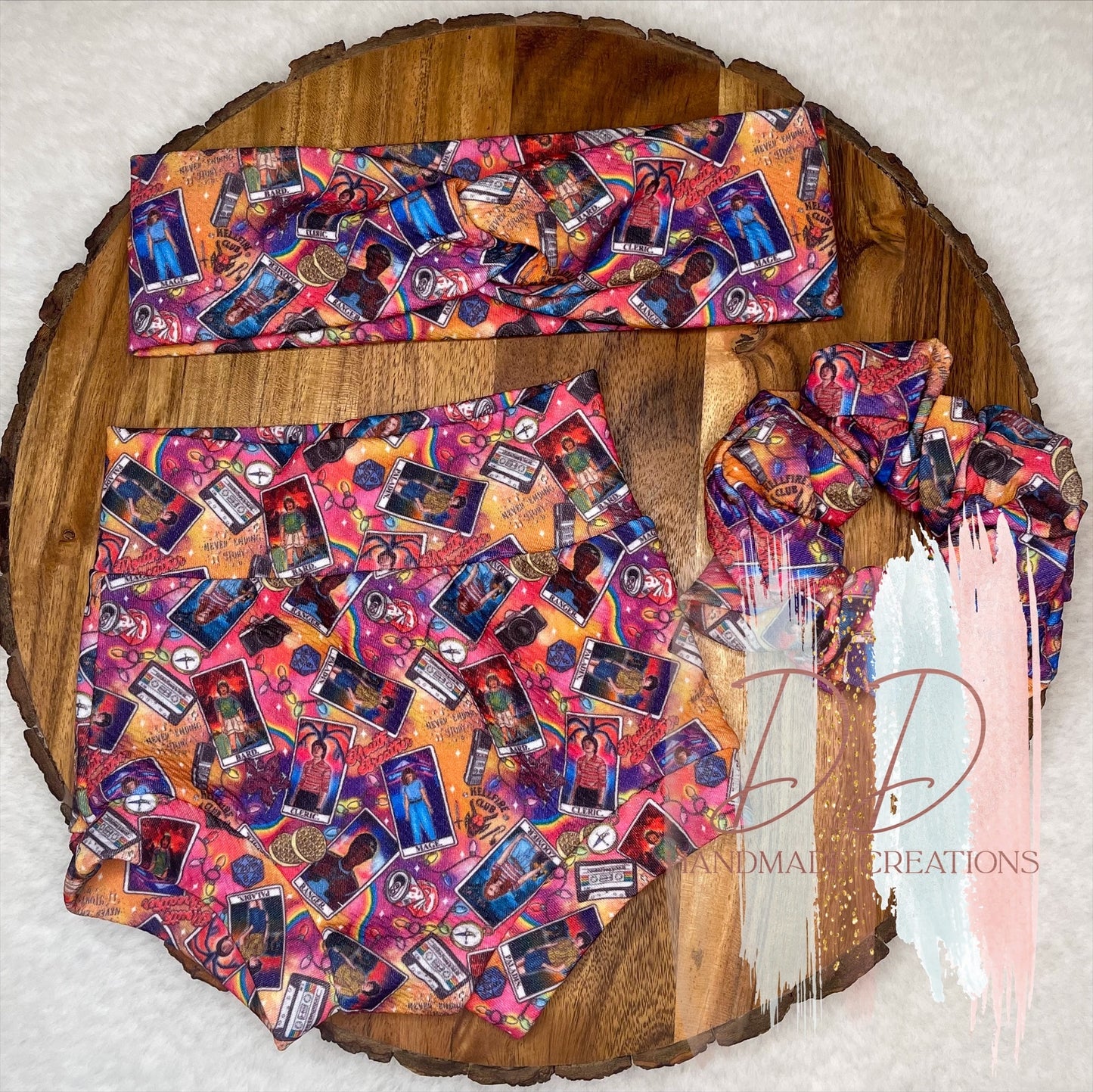 Colorful Stranger Things Bummies