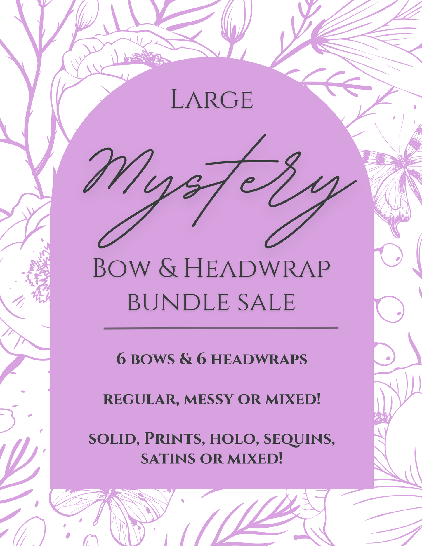 Large Mystery Bow & Headwrap Bundle Sale!