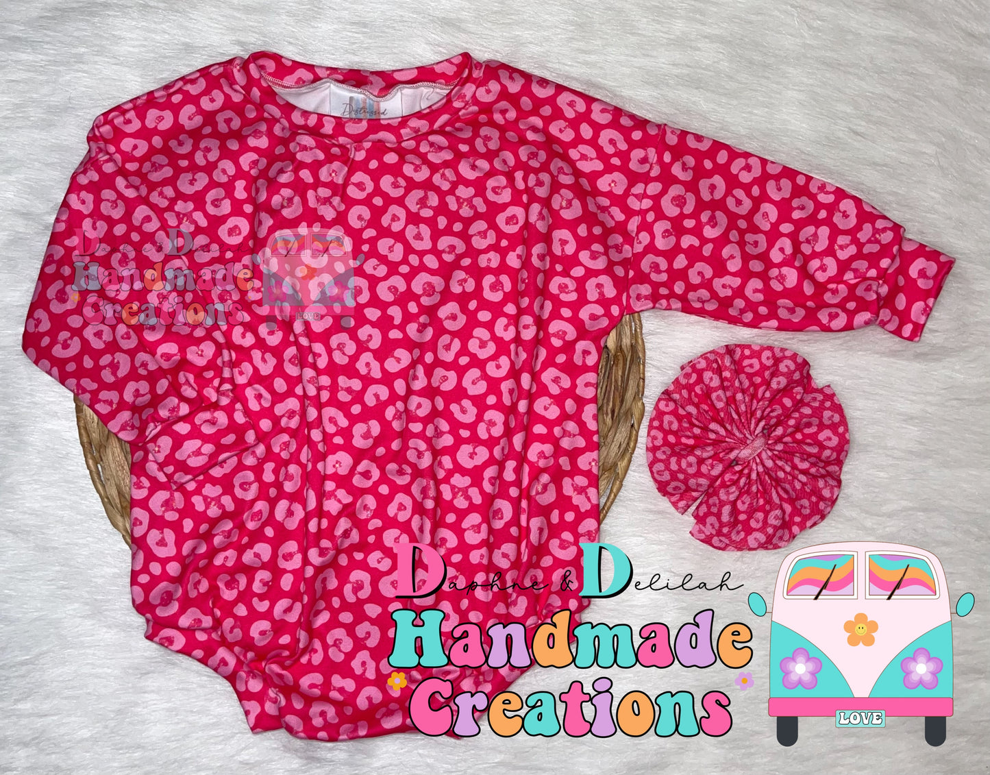 Pink Out Cheetah Oversized Rompers