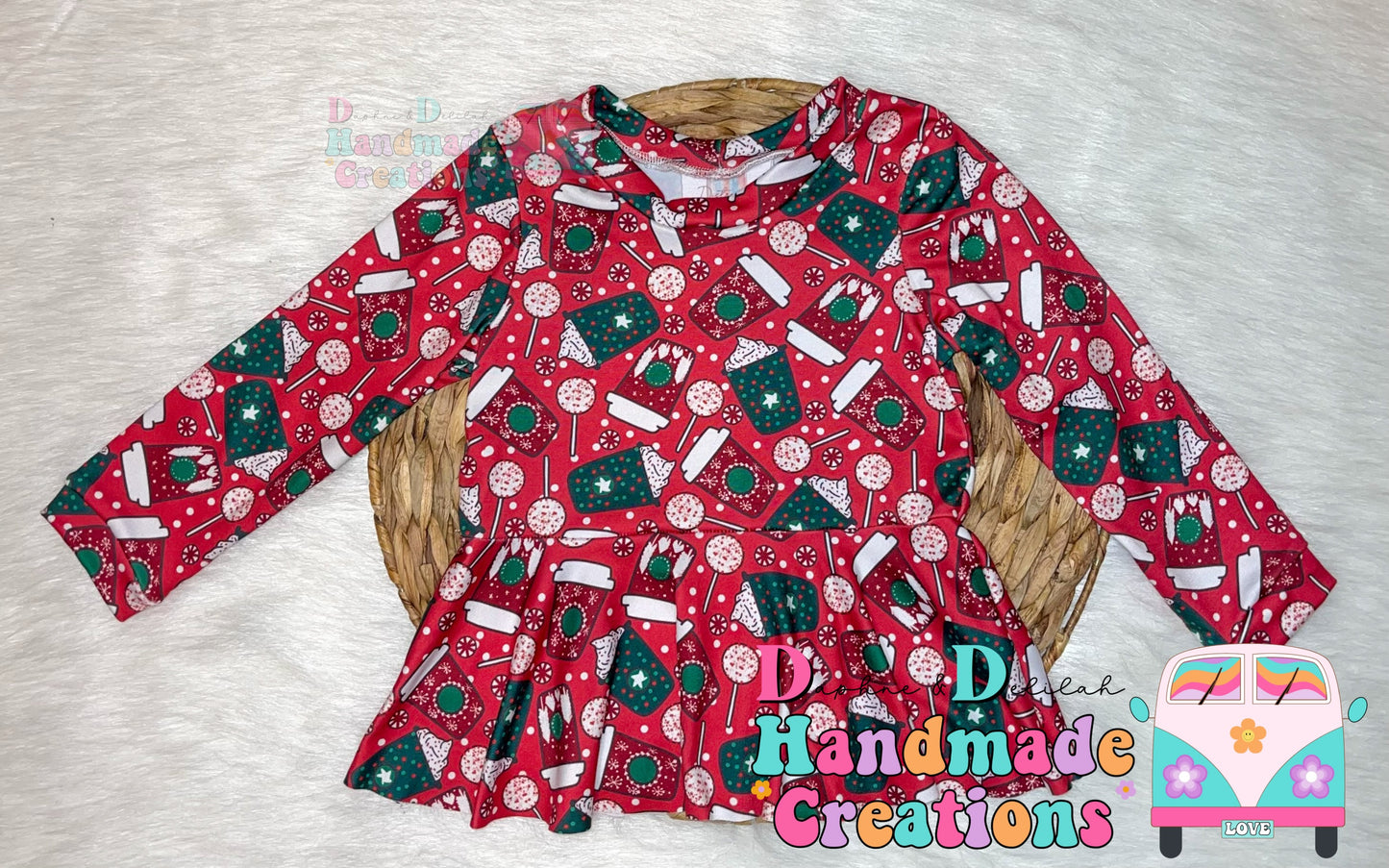 Christmas Coffee Peplums