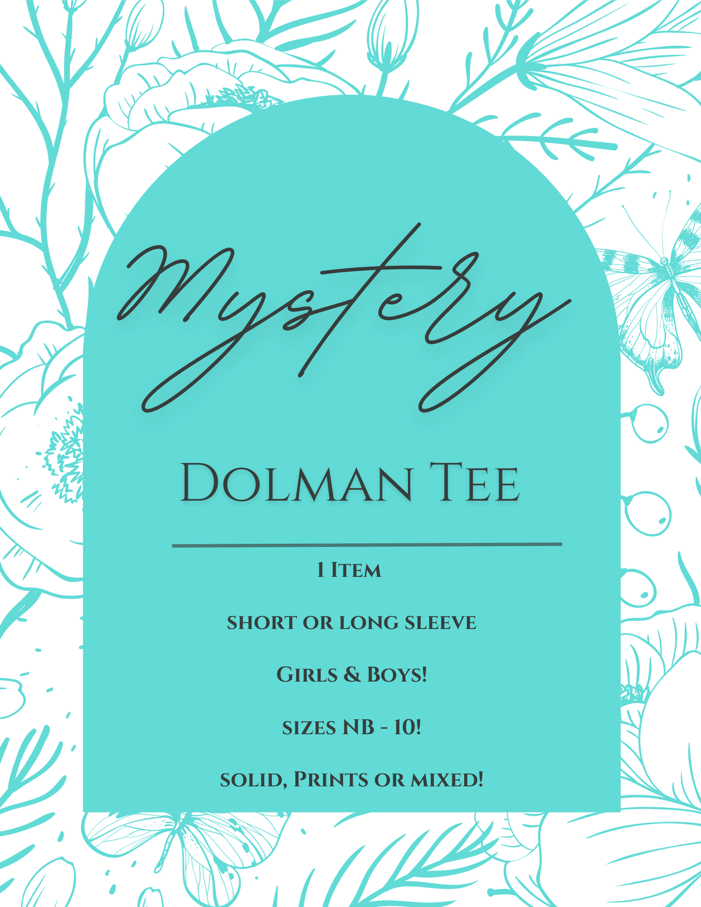 Mystery Dolman Sale (Short Or Long Sleeve)