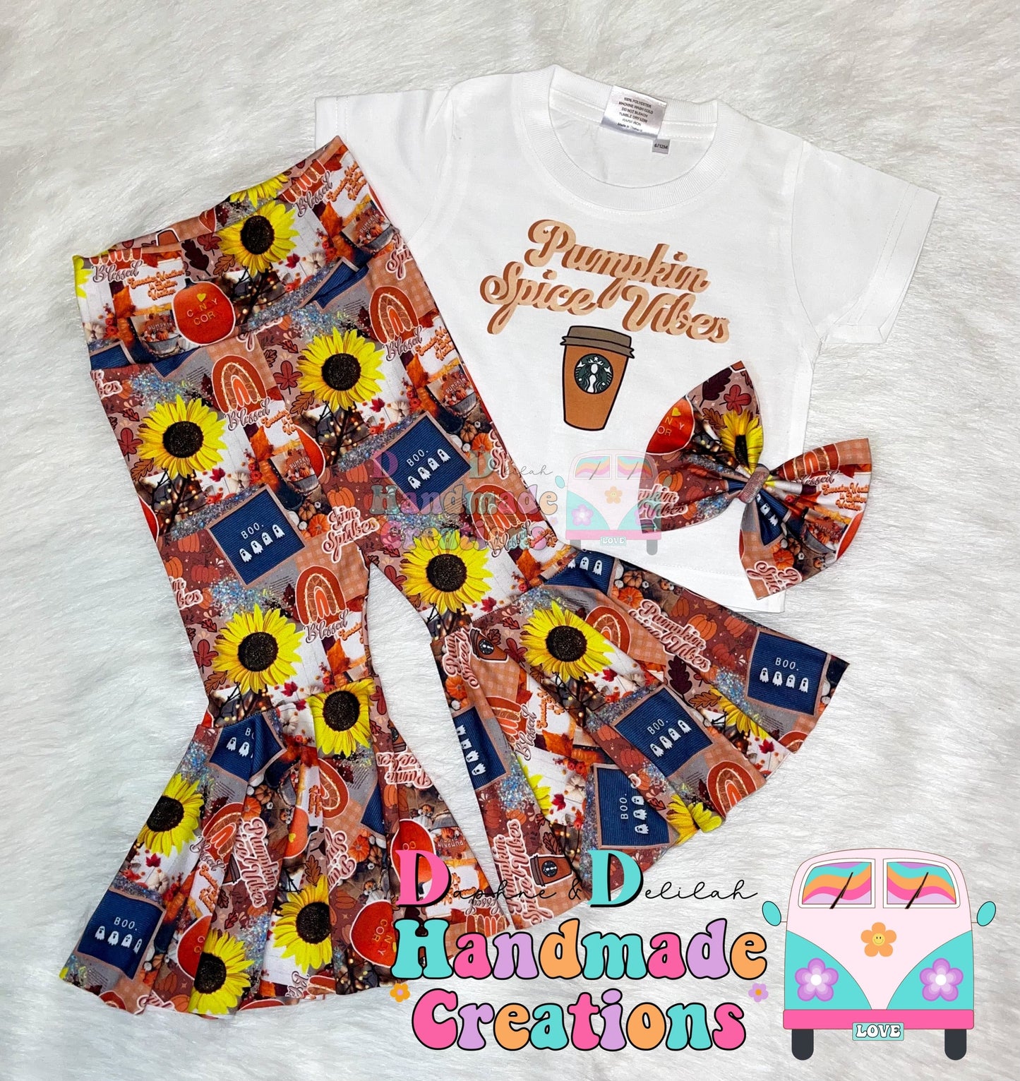 Fall Collage Bell Bottom Set (Or Individual)