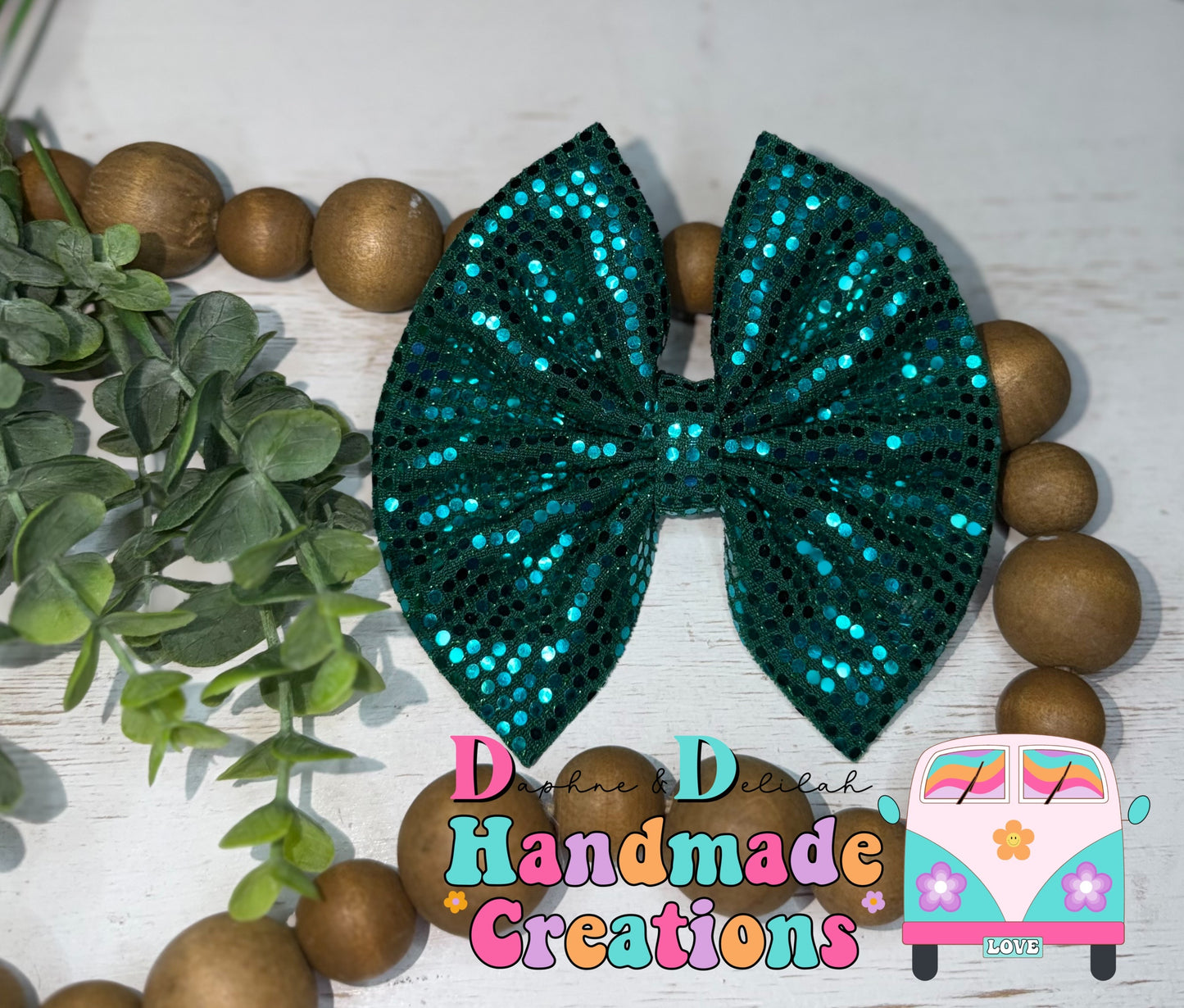 Christmas Green Disco Sequins