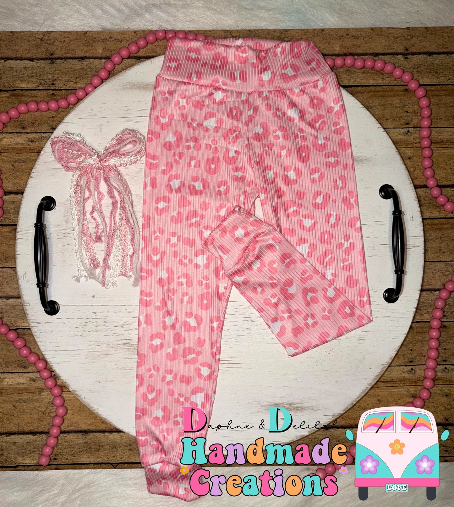 3T Pink Cheetah Leggings