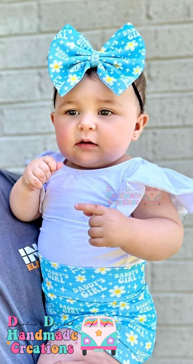 Floral Daddys Girl Bummies