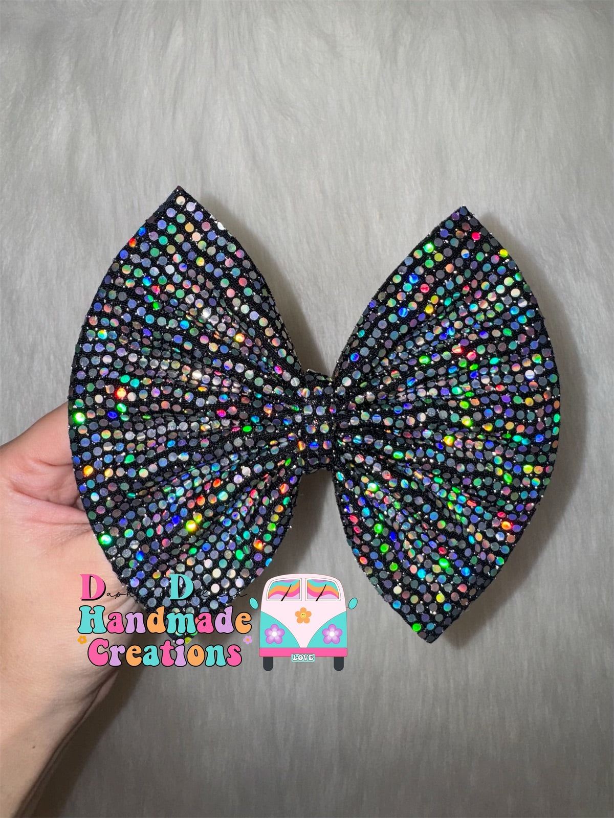 Silver/Black Sequin Mirror