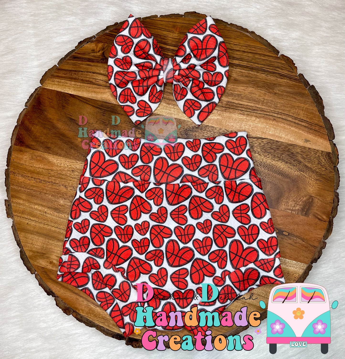 Basketball Heart Bummies