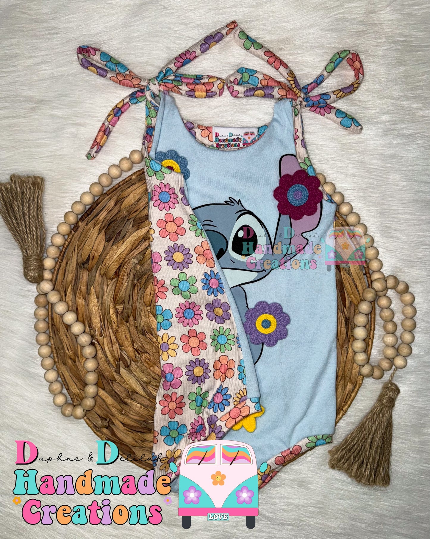 Character Floral Camilla Tie Strap Bubble
