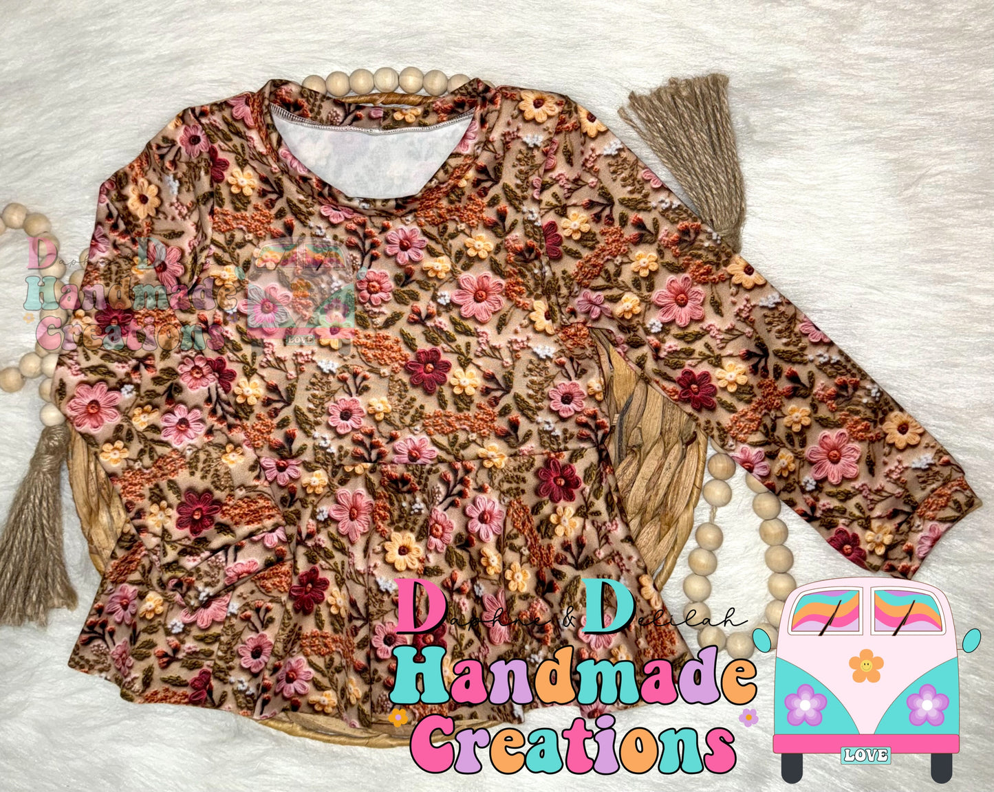 Fall Floral Peplums