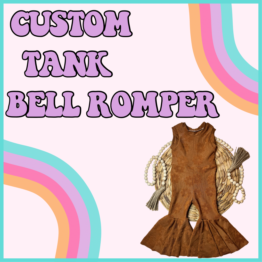 CUSTOM TANK BELL ROMPER