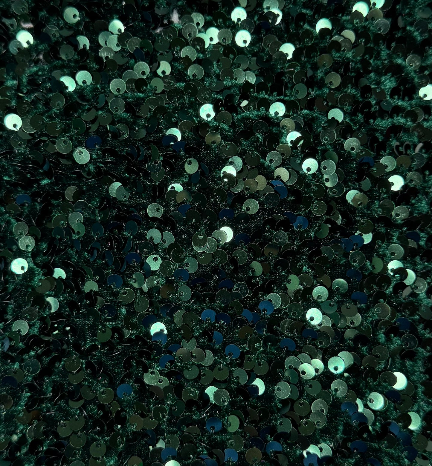 Hunter Green Sequins