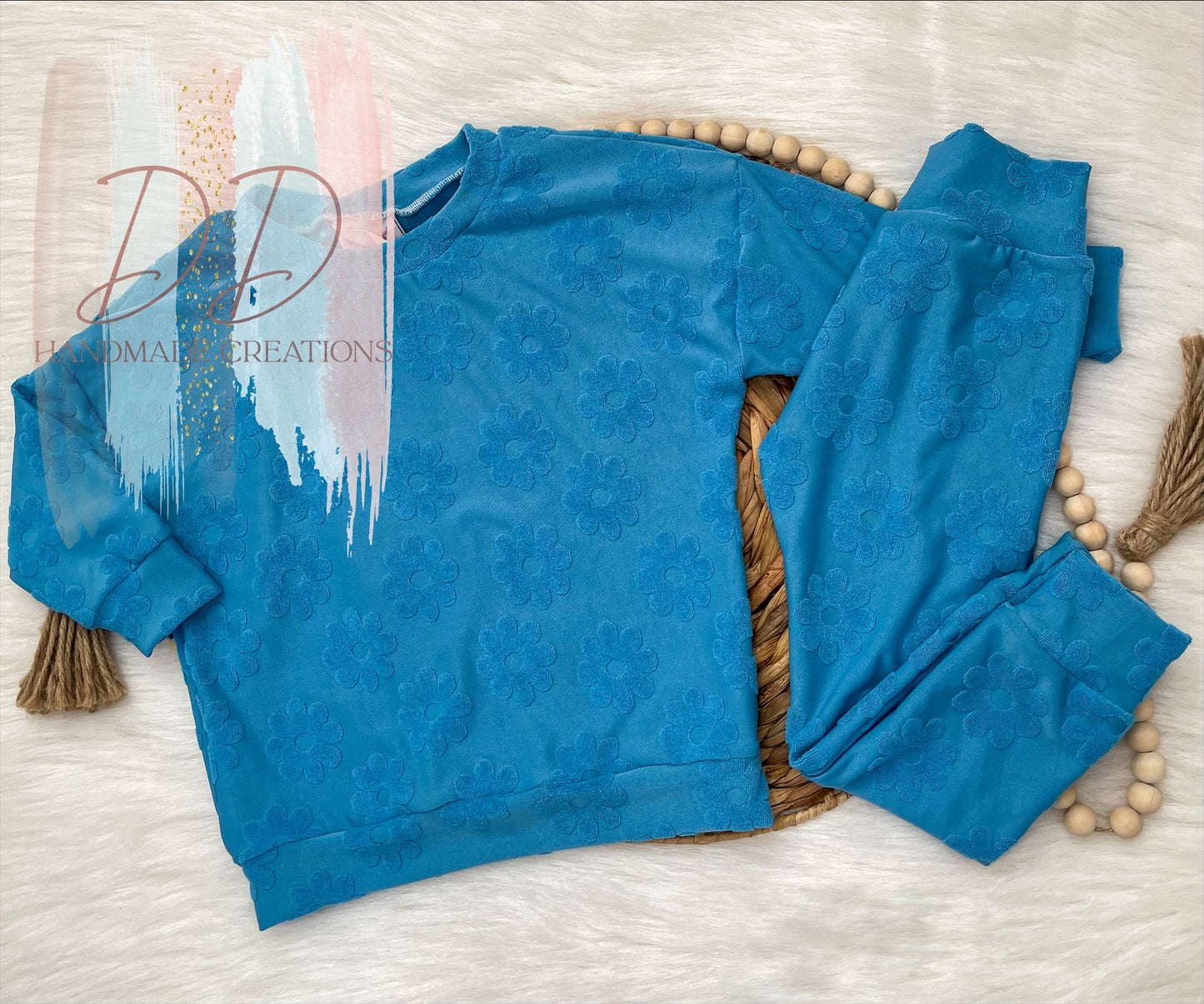 Flower Long Sleeve Dolman Tee