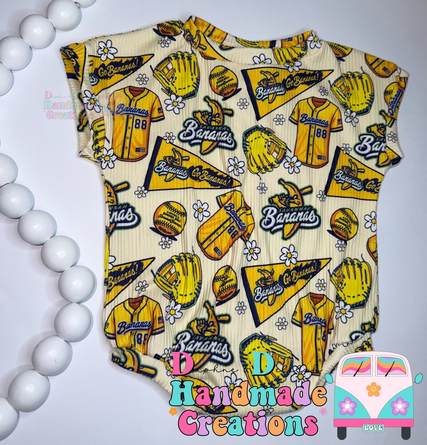 Savannah Bananas Oversized Rompers
