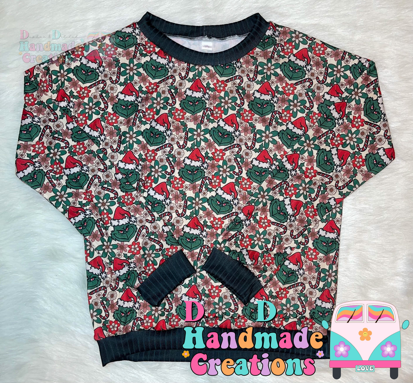 Green Guy Candy Cane Dolmans