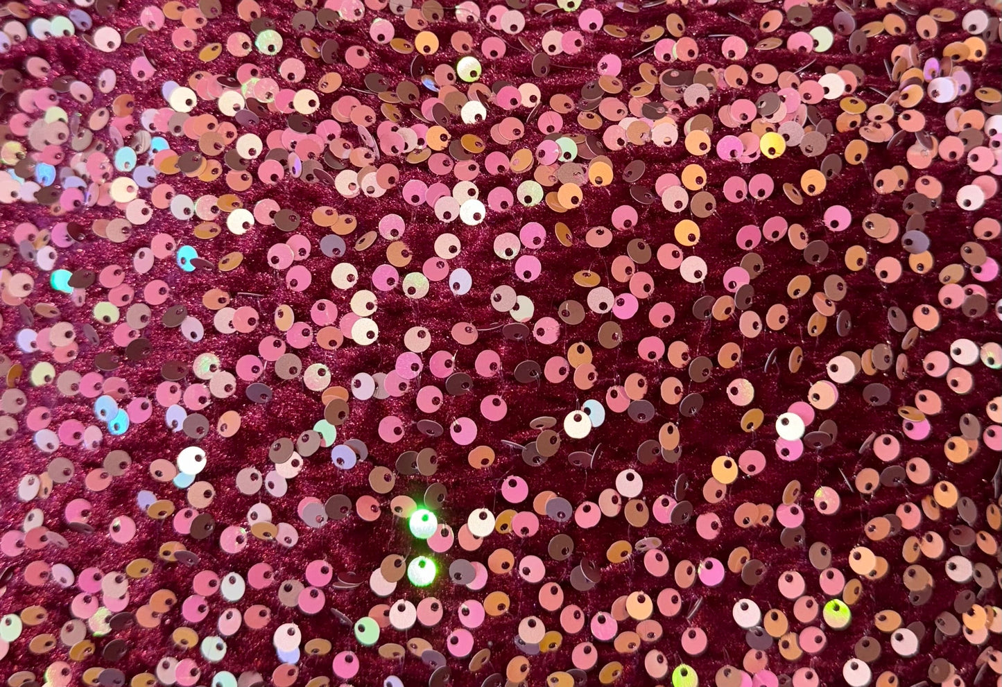 Iridescent Pink/Wine Sequin 🦋
