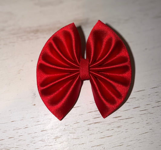 4in Red Satin (Clip)