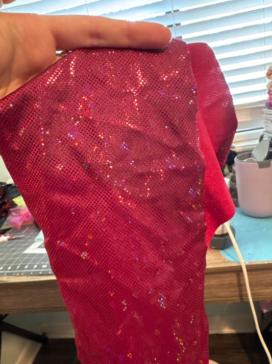 Glitz Maroon Halo