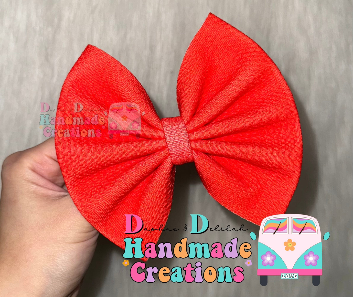 Bright Red (5in Bow)