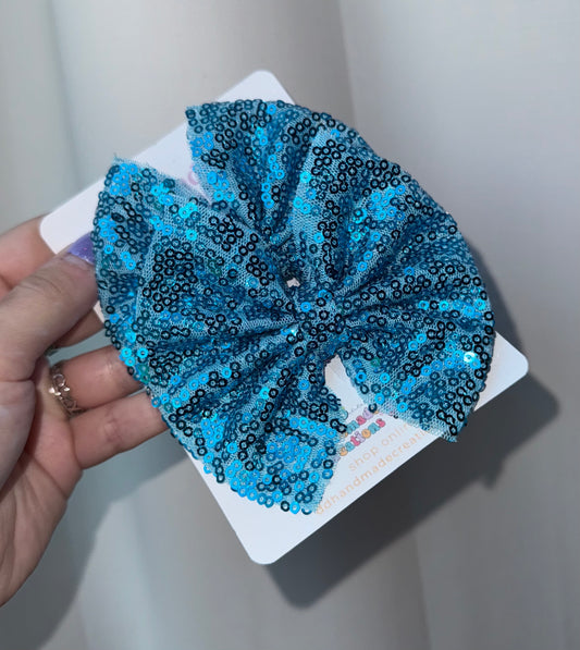 4in New Sequin Clip Piggies