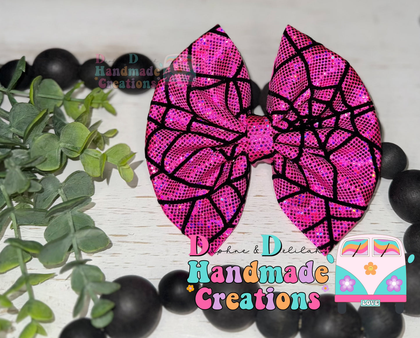 Pink Spider Web Holo