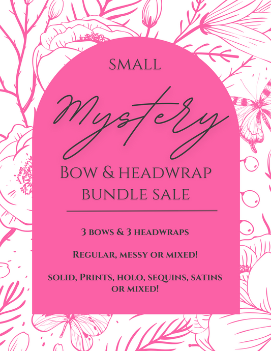 Small Mystery Bow & Headwrap Bundle Sale!