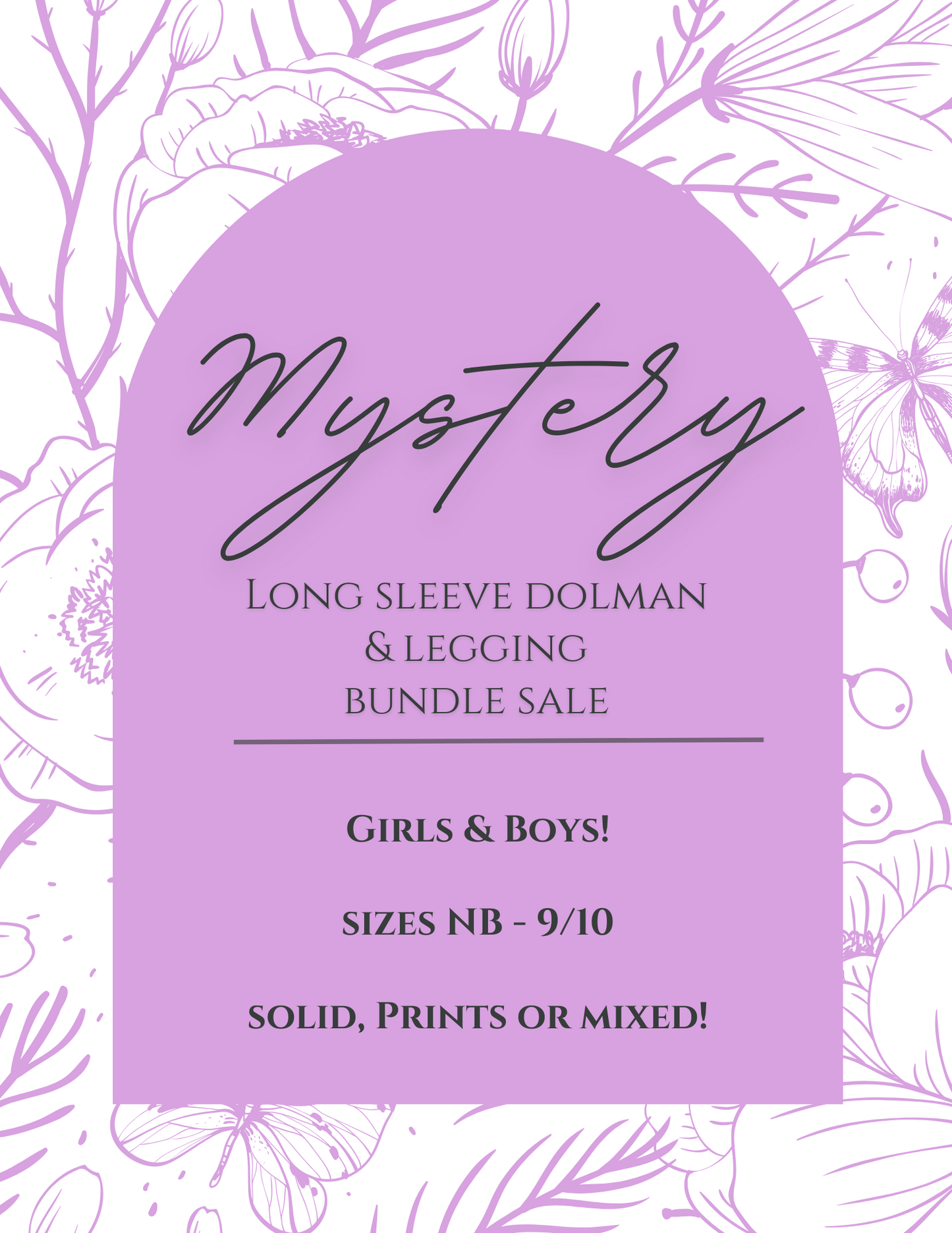 Mystery Long Sleeve Dolman & Legging Bundle Sale