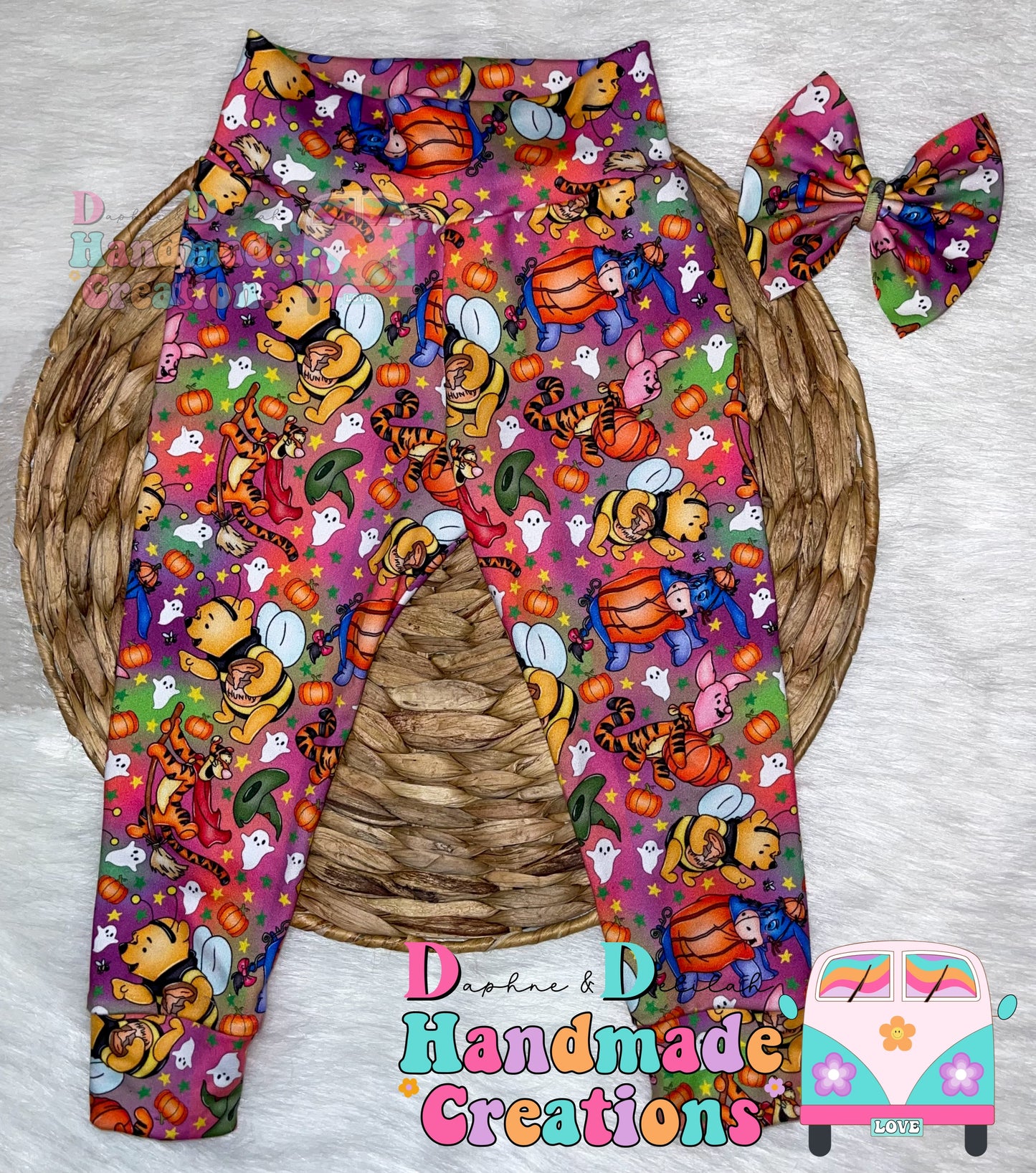 Colorful Pooh Leggings