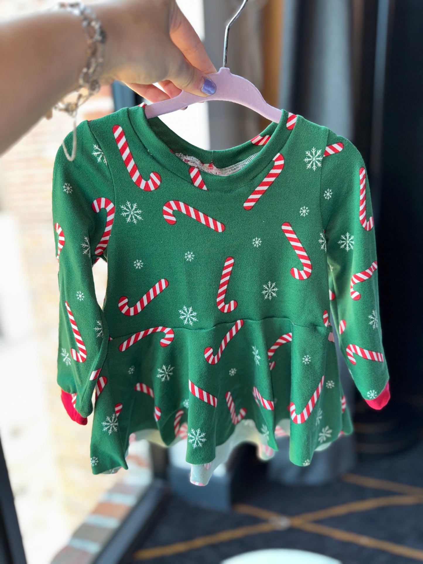 12-18 Long Sleeve Peplum