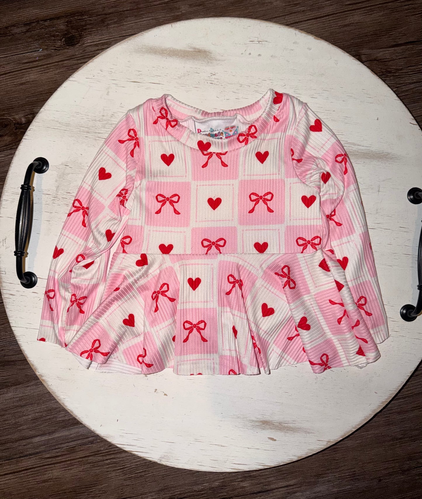 6-9 Long Sleeve Peplum