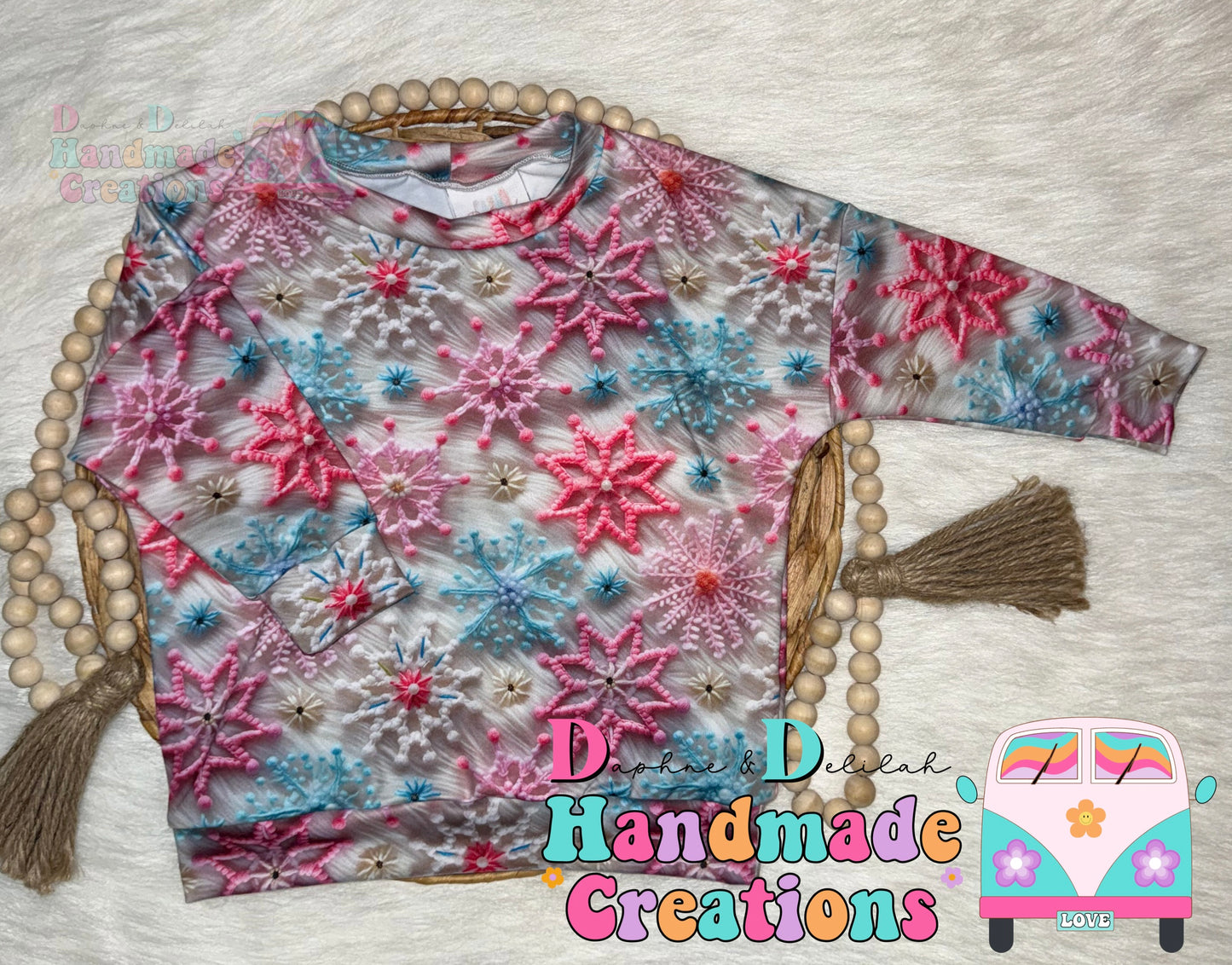 Colorful Snowflakes Dolmans