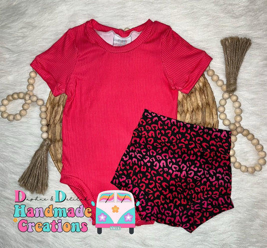 Black, Pink & Red Cheetah Set (Or Individual)