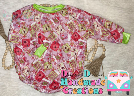 Polaroid Green Guy Oversized Rompers