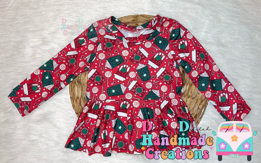 Christmas Coffee Peplums