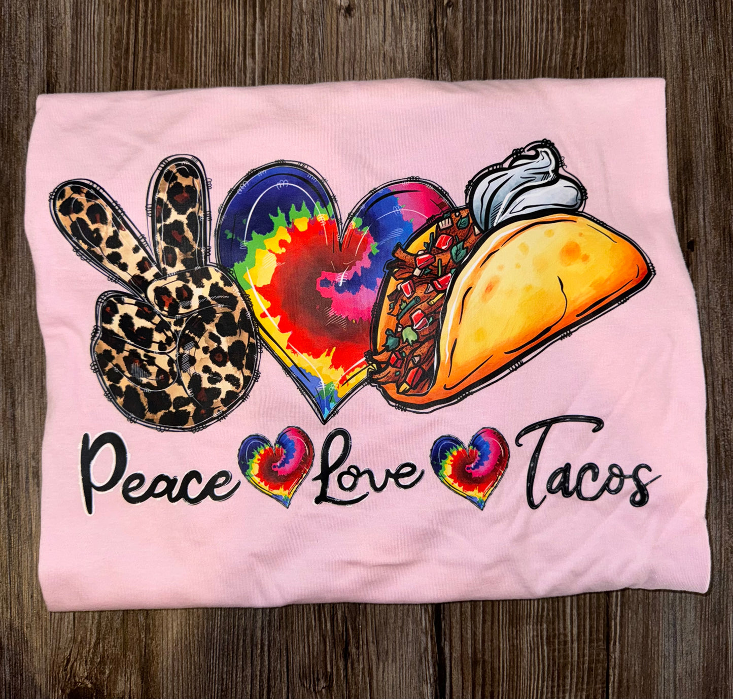 Peace Love Tacos Tee (Large)