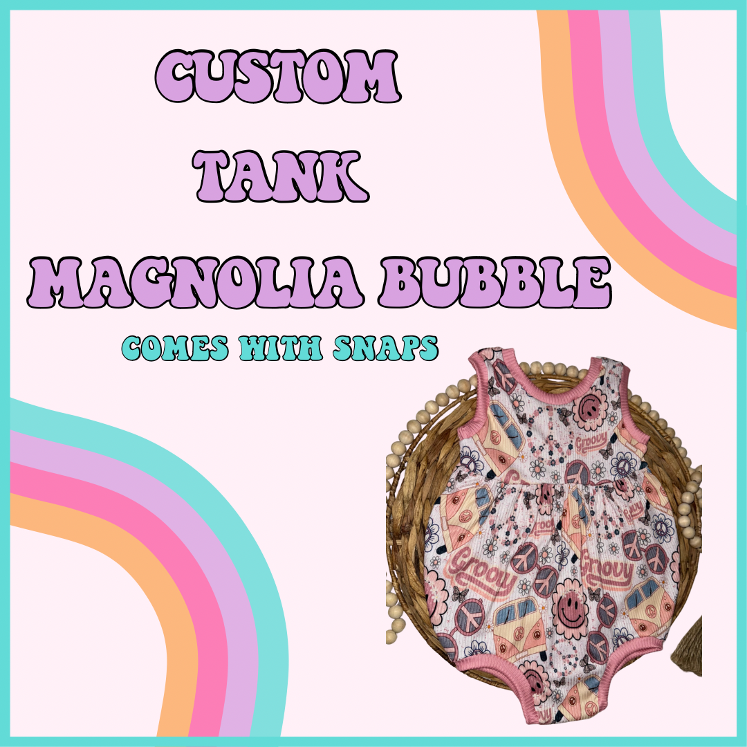 CUSTOM TANK MAGNOLIA BUBBLE