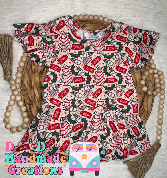 Christmas Tree Cake Peplums