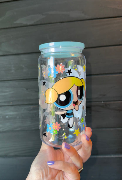 PPG Baby Blue Top Plastic Libby Cup