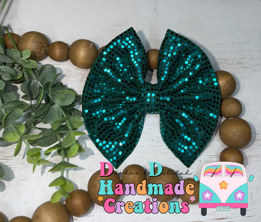 Christmas Green Disco Sequins