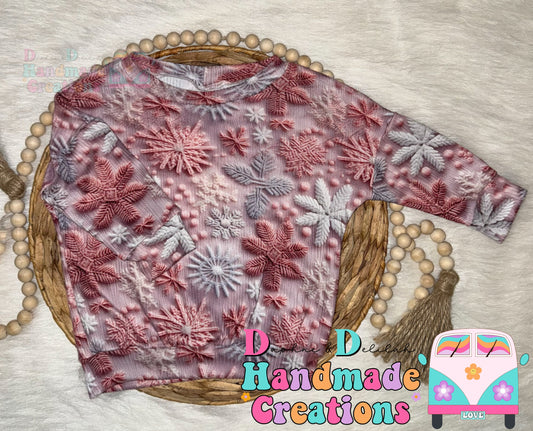 Embroidered Snowflakes Dolmans