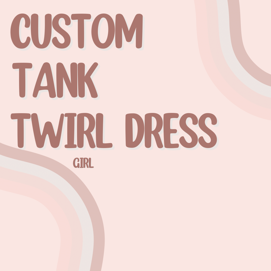 CUSTOM TANK TWIRL DRESS