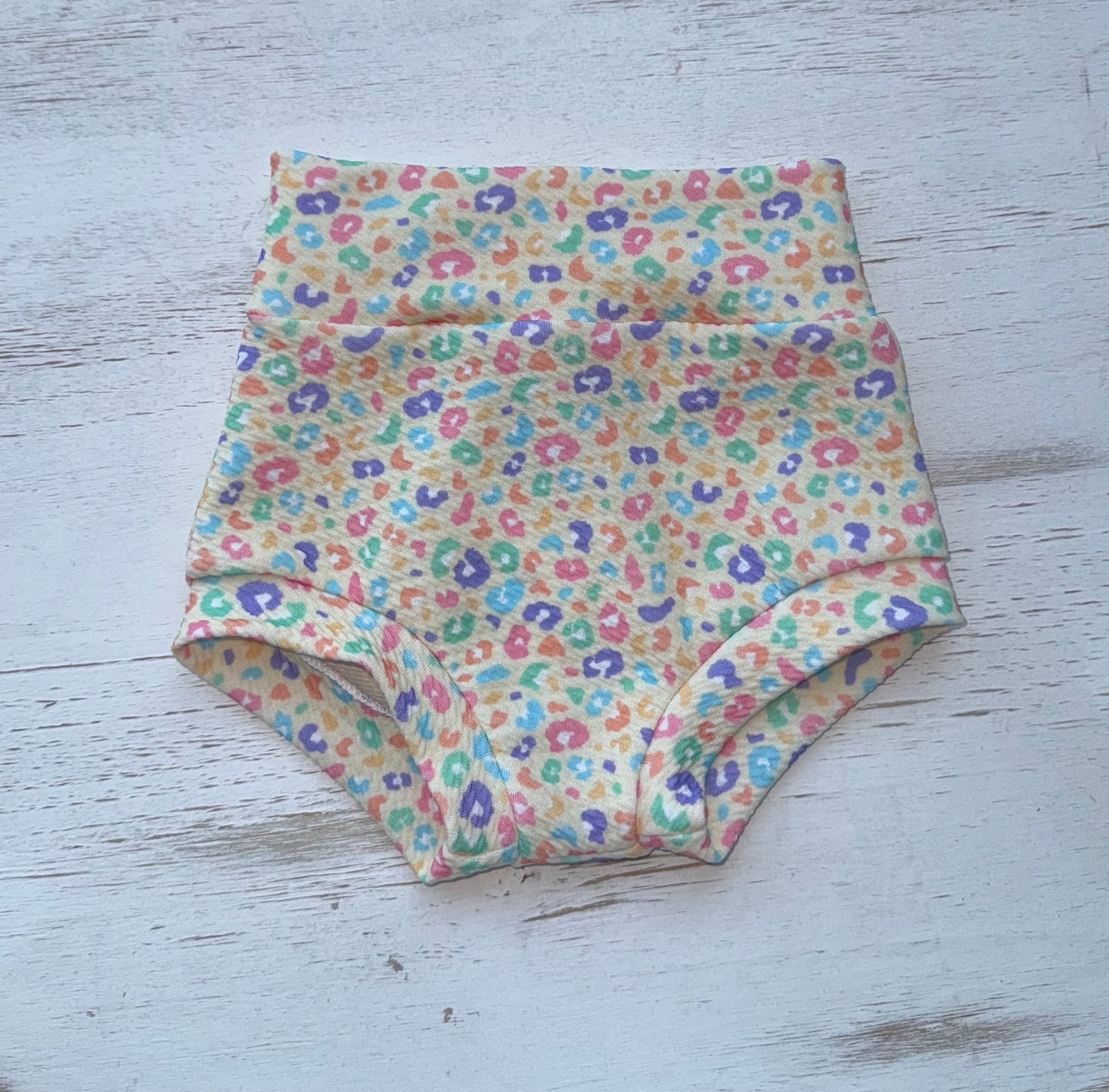 3-6 Pastel Leopard Bummies