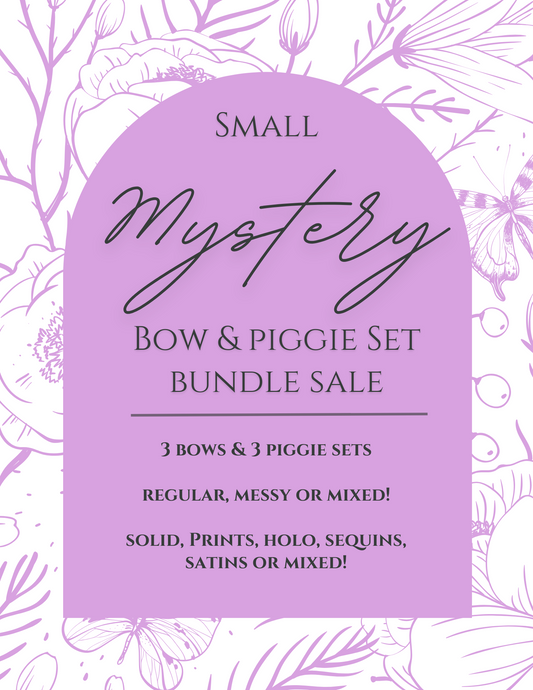 Small Mystery Bow & Piggie Mix Bundle Sale!