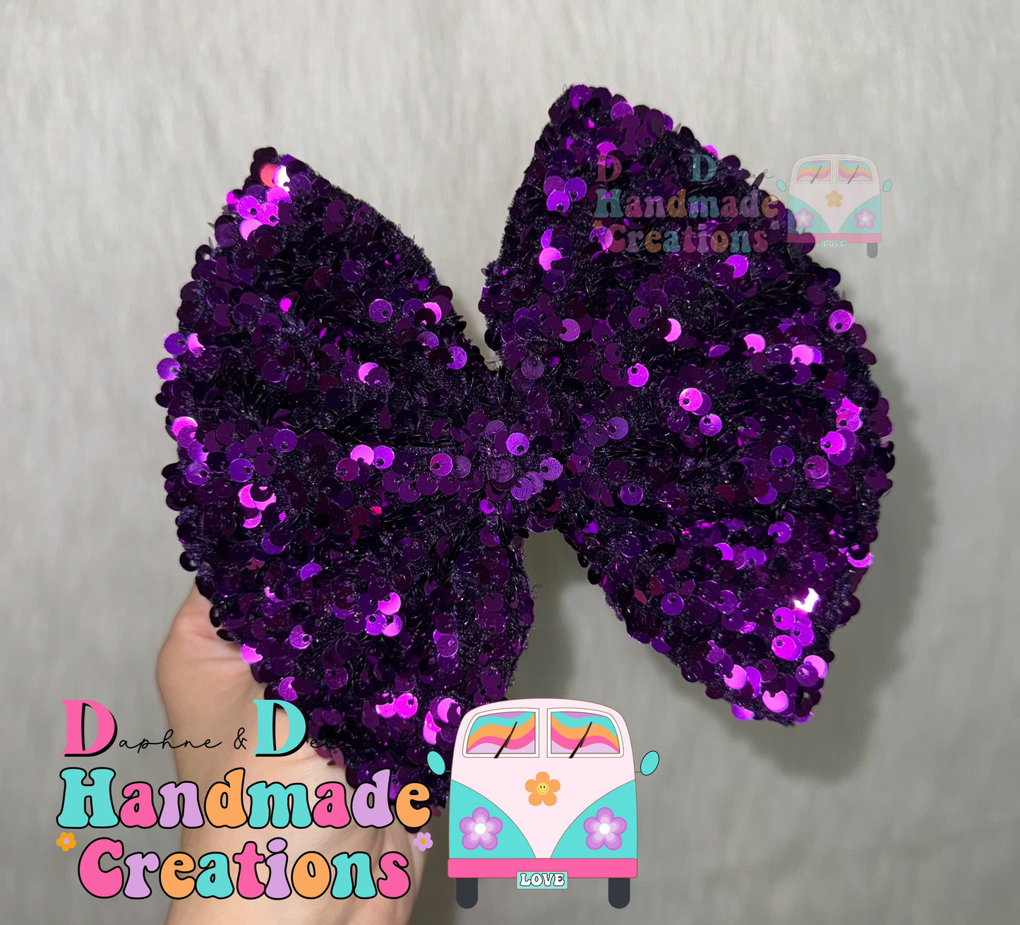 Dark Purple Sequins