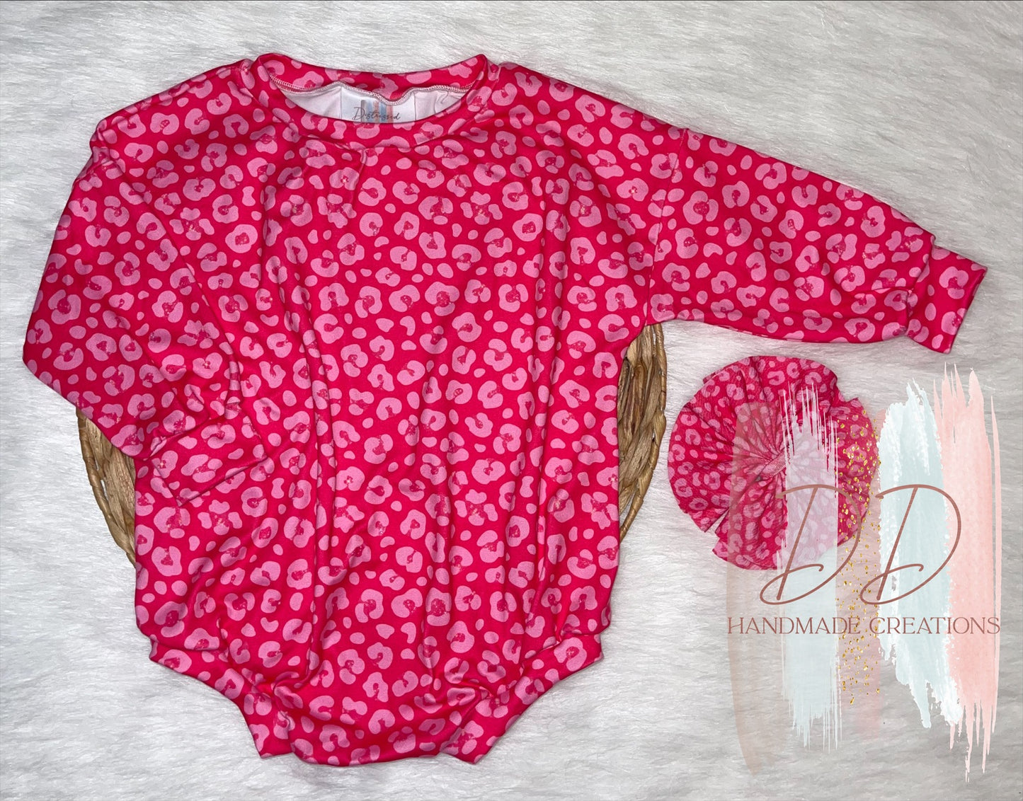 Pink Out Cheetah Oversized Rompers