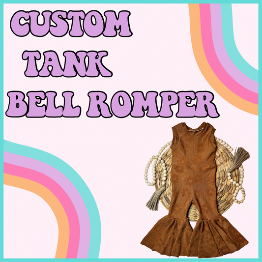 CUSTOM TANK BELL ROMPER