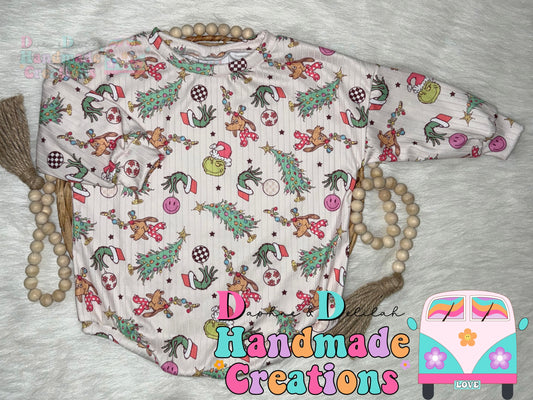 Green Guy & Crew Oversized Rompers